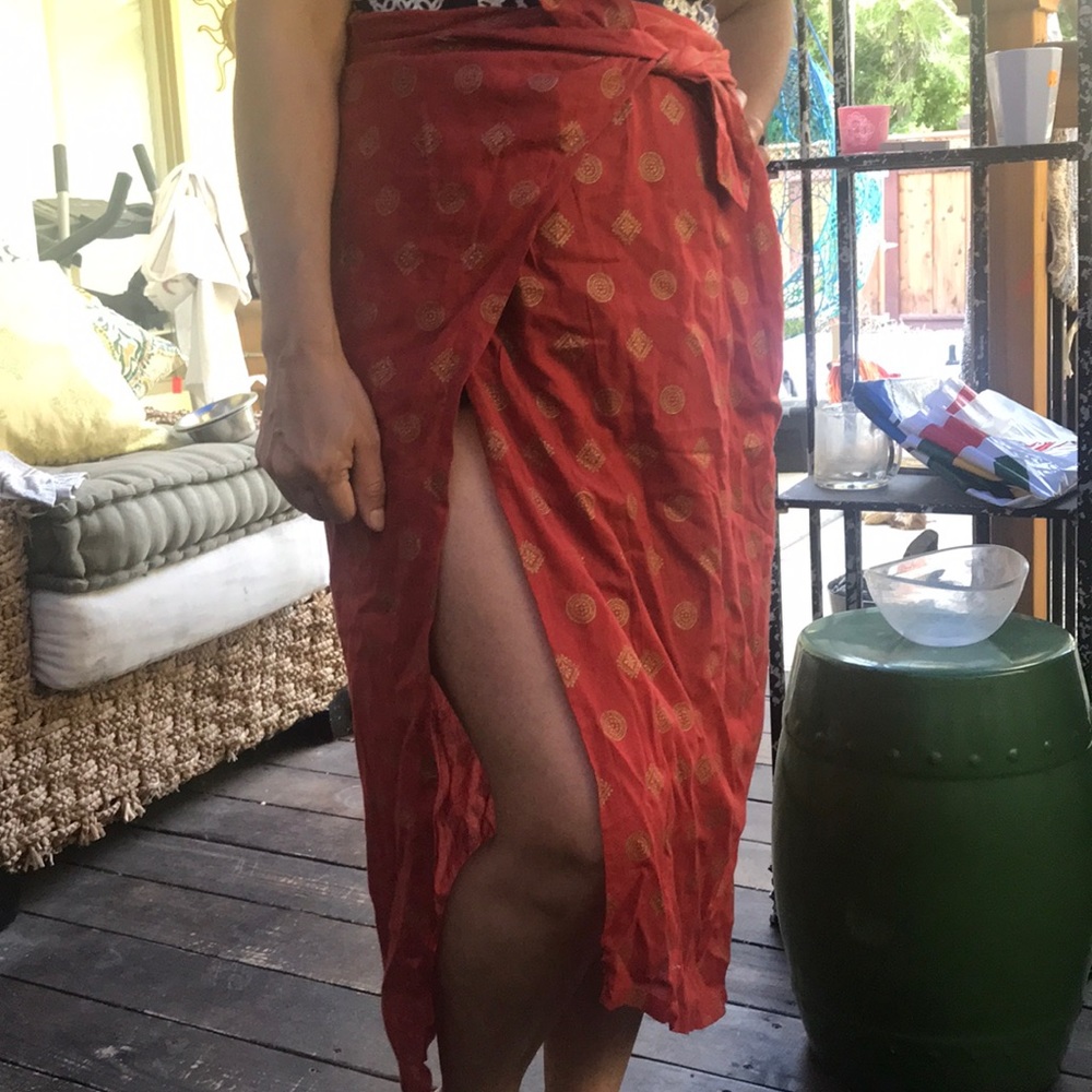A beautiful wrap skirt